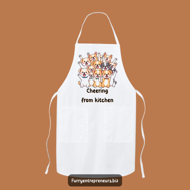Funny Kawaii Dog Apron: Spread Cheer While You Cook