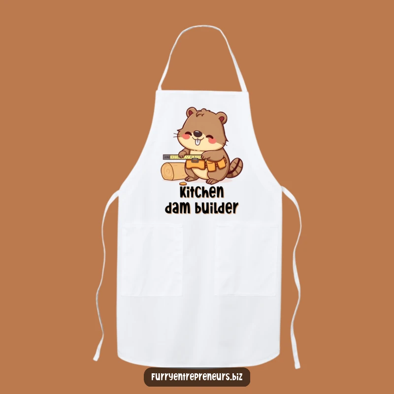Funny Beaver Carpenter Apron: Build Delicious Projects With This Dedicated Woodworker, Great Funny Gift!