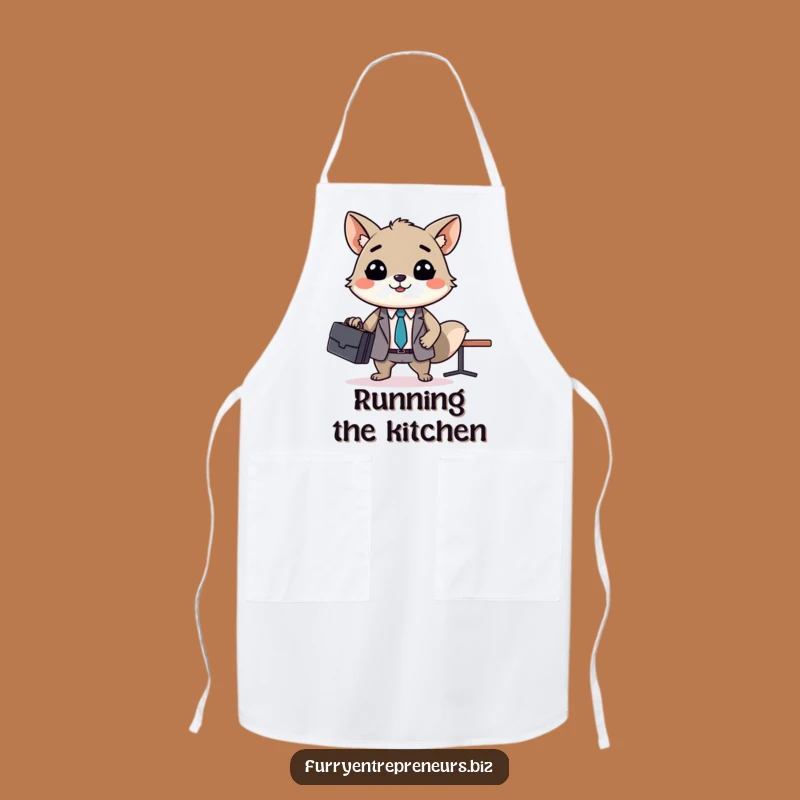 Funny Animal Business Meeting Apron: Hilarious chef animal apron, perfect funny gift for cooks.