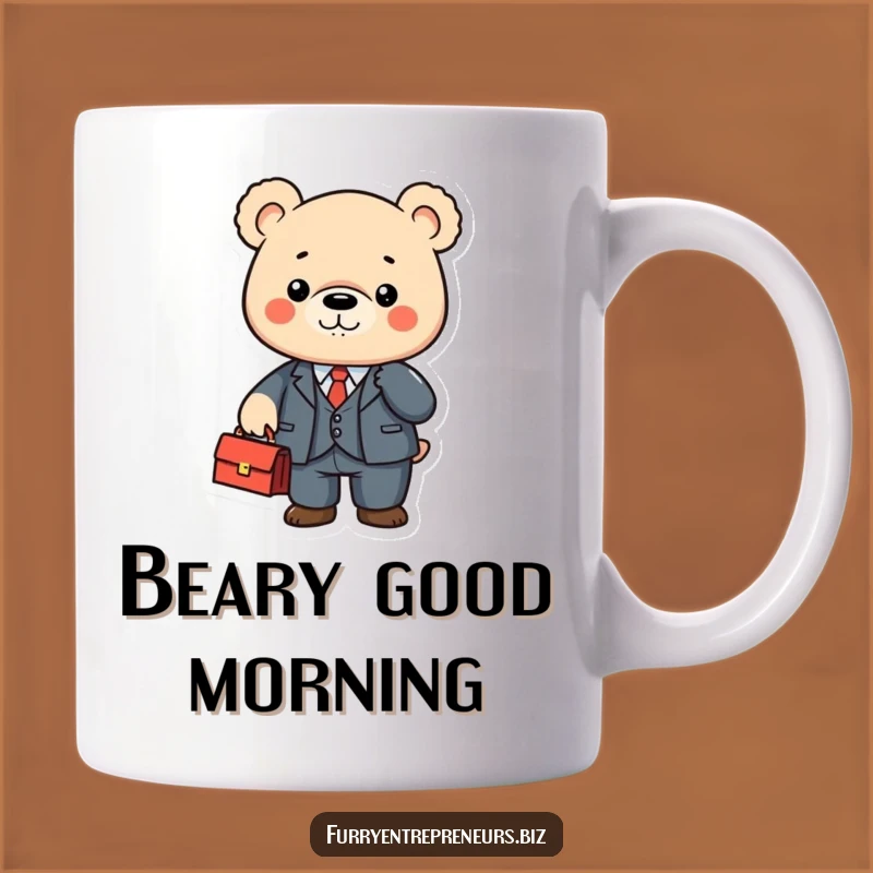 Funny Business Bear Mug: A Hilarious Gift for Professionals and Bear Lovers