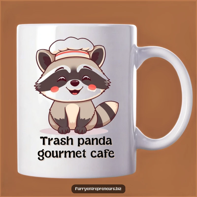 Funny Chef Raccoon Mug: Hilarious Kitchen Humor for Foodie Friends