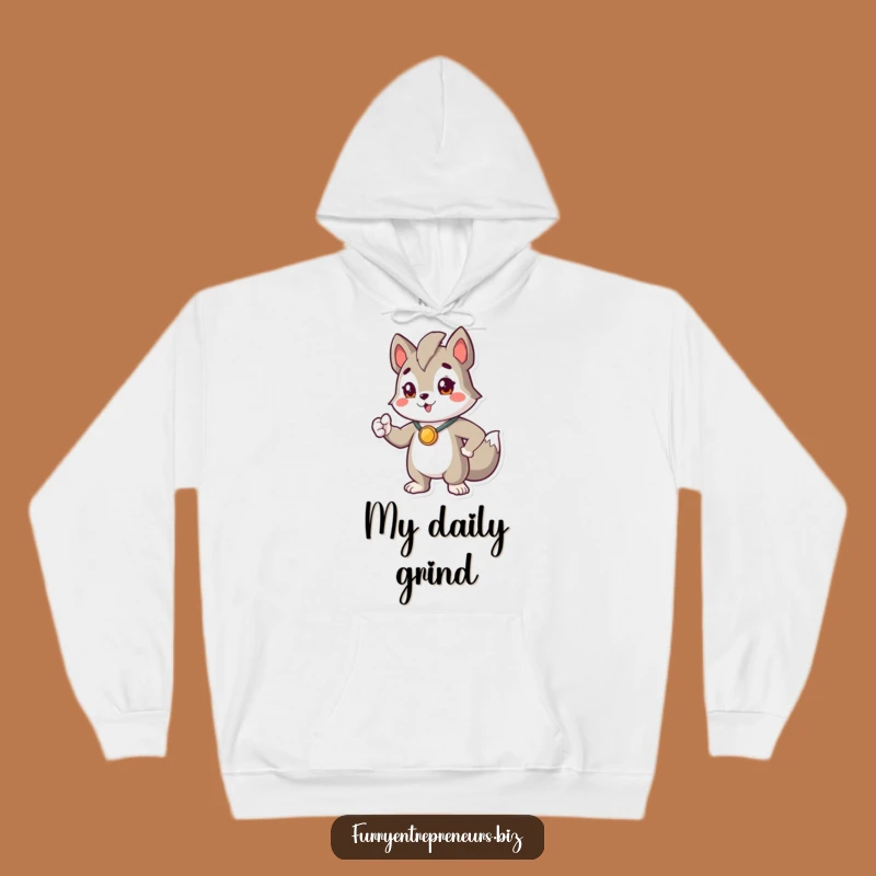 Funny Proud Hero Animal Hoodie: Cozy Medal Wearing Character Gift