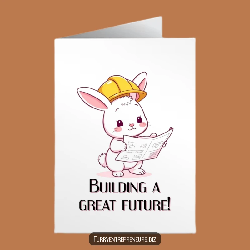 Free Printable Congrats Card: Bunny Builder's Approved Project - Hilarious Downloadable Gift