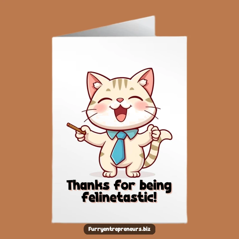 Free Printable Thank You Card: Cat Teacher Funny Downloadable Gift Greeting