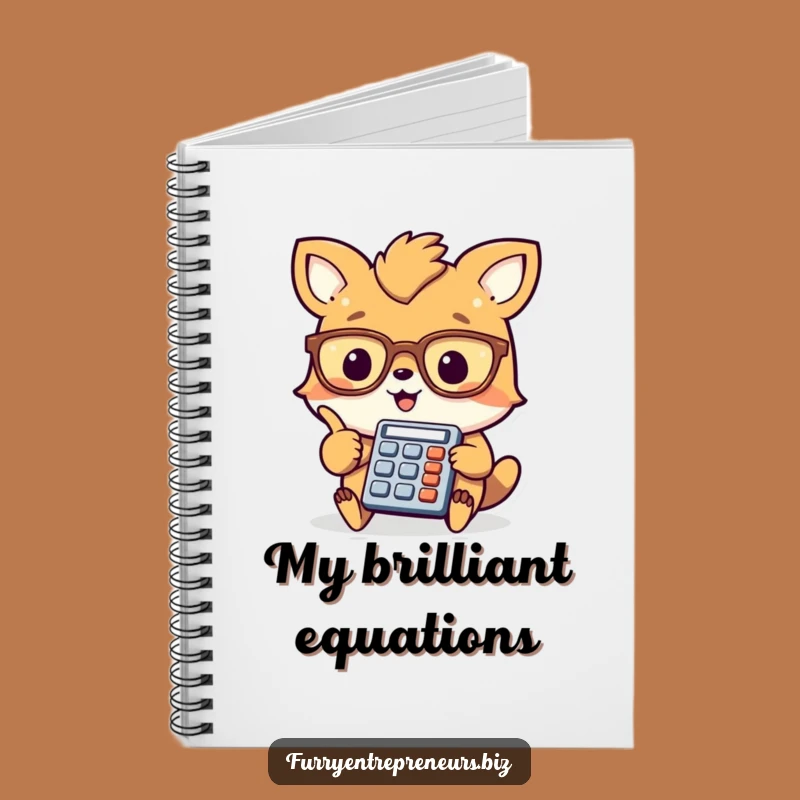 Funny Animal Accountant Notebook: Cheerful journal for calculations, perfect funny gift.