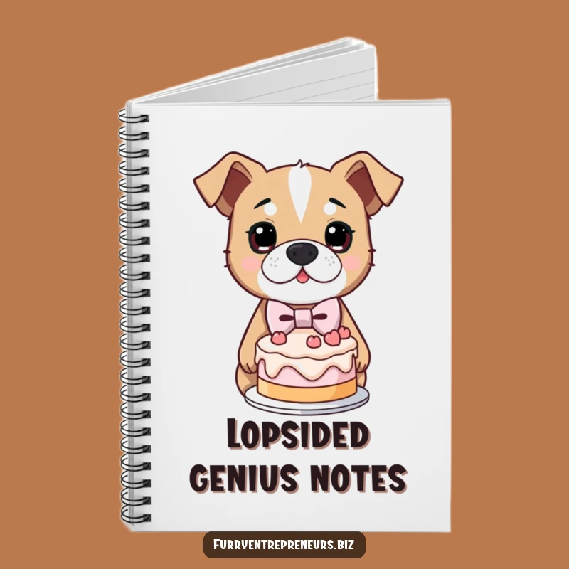 Funny Determined Dog Notebook: Journal Your Best Baking Efforts