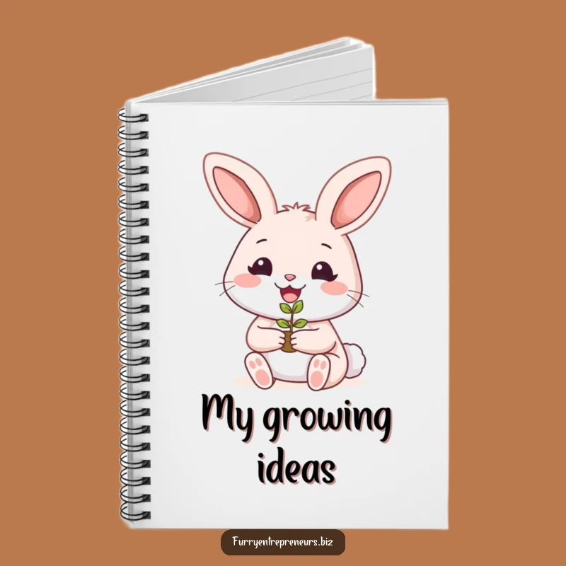 Funny Rabbit Gardener Notebook: Jot Down Your Growing Ideas
