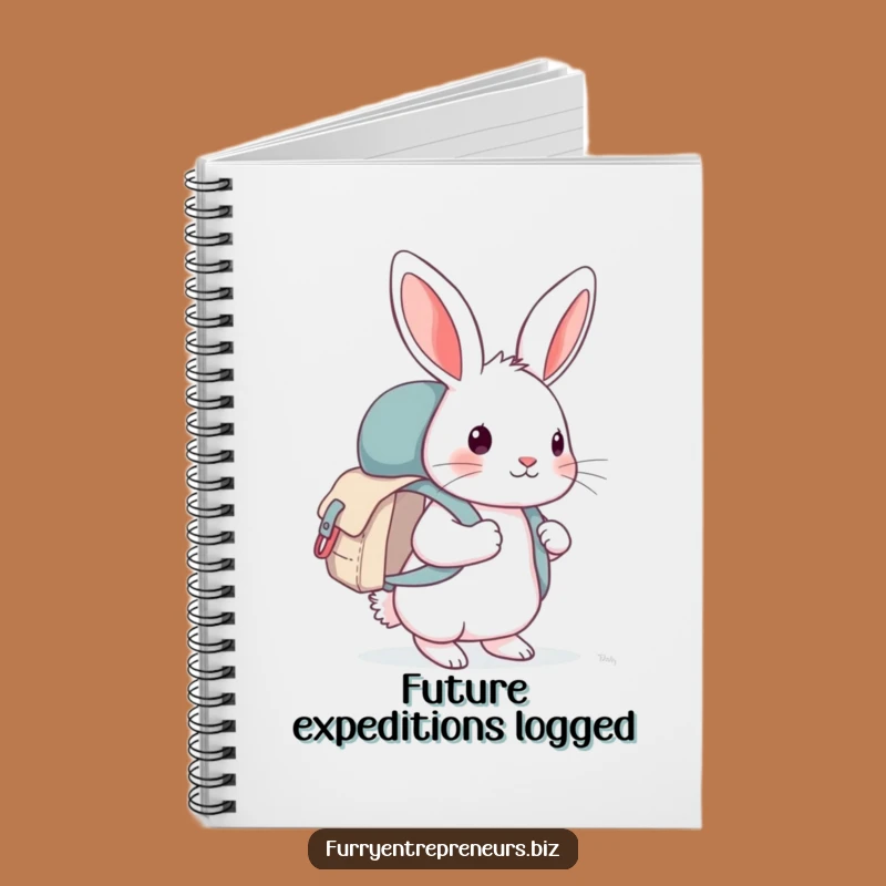 Funny Rabbit Explorer Notebook: Jot Down Your Adventures in This Cute Journal