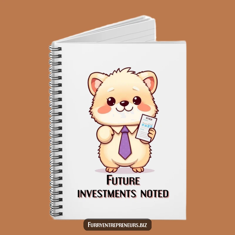 Funny Animal Stock Notebook: Tiny Chart Notes, Hilarious Journaling and Gift Idea