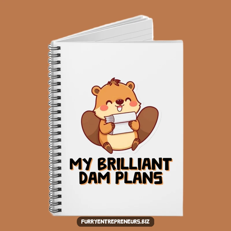 Funny Beaver Paper Stack Notebook - Office Organizer for Ideas