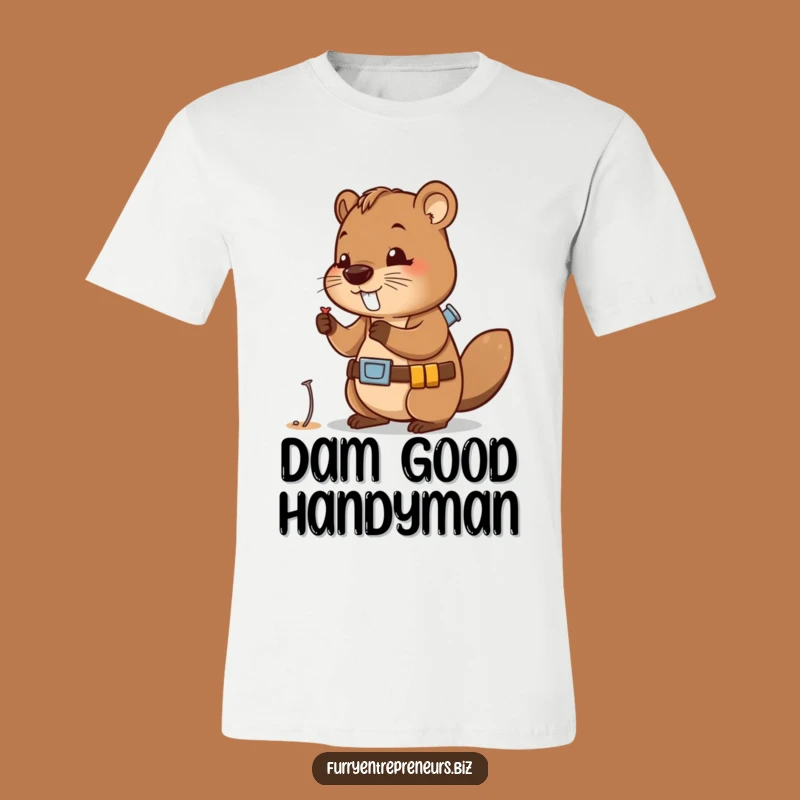 Funny Beaver Builder T-Shirt: Wear Your Handiness with Character