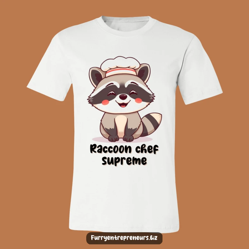Funny Chef Raccoon T-Shirt: Wear Your Kitchen Humor with Pride