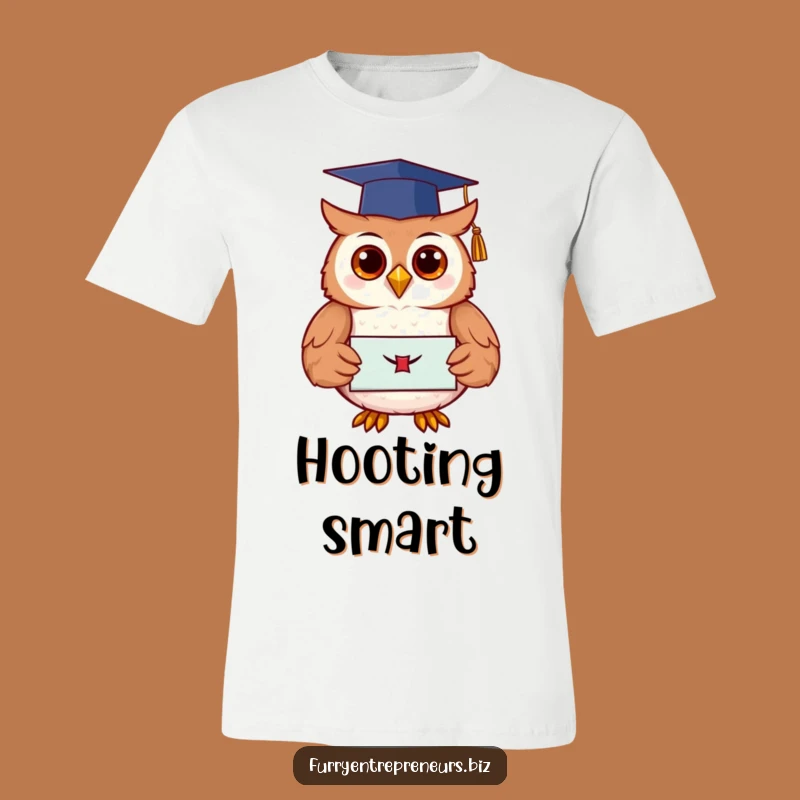 Funny Owl Graduation T-Shirt - Smarty Owl Outfit Gift