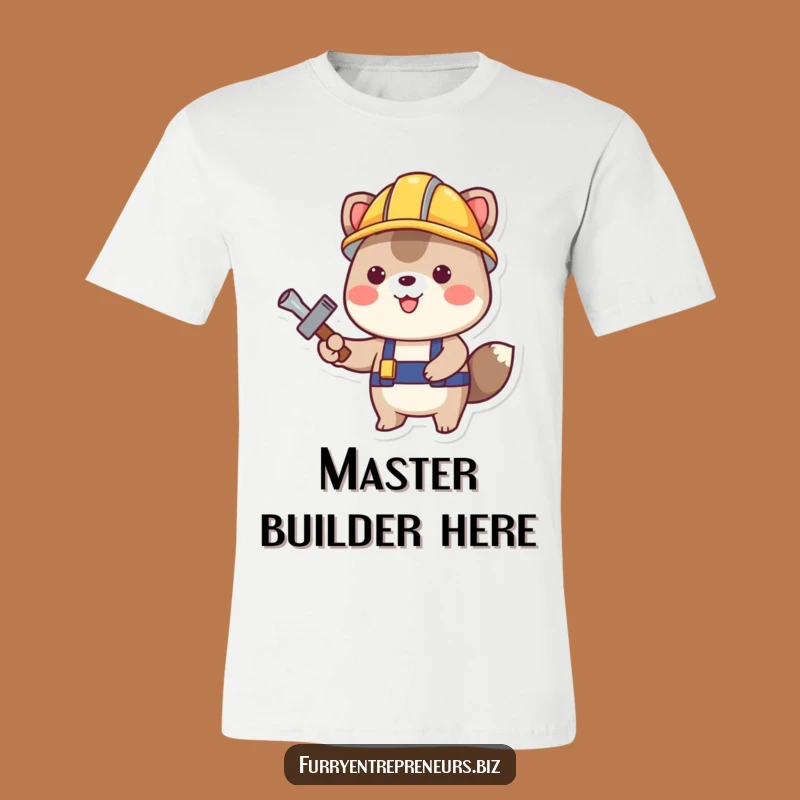 Funny Construction Animal T-Shirt: Work Smart, Laugh Hard, A Hilarious Gift