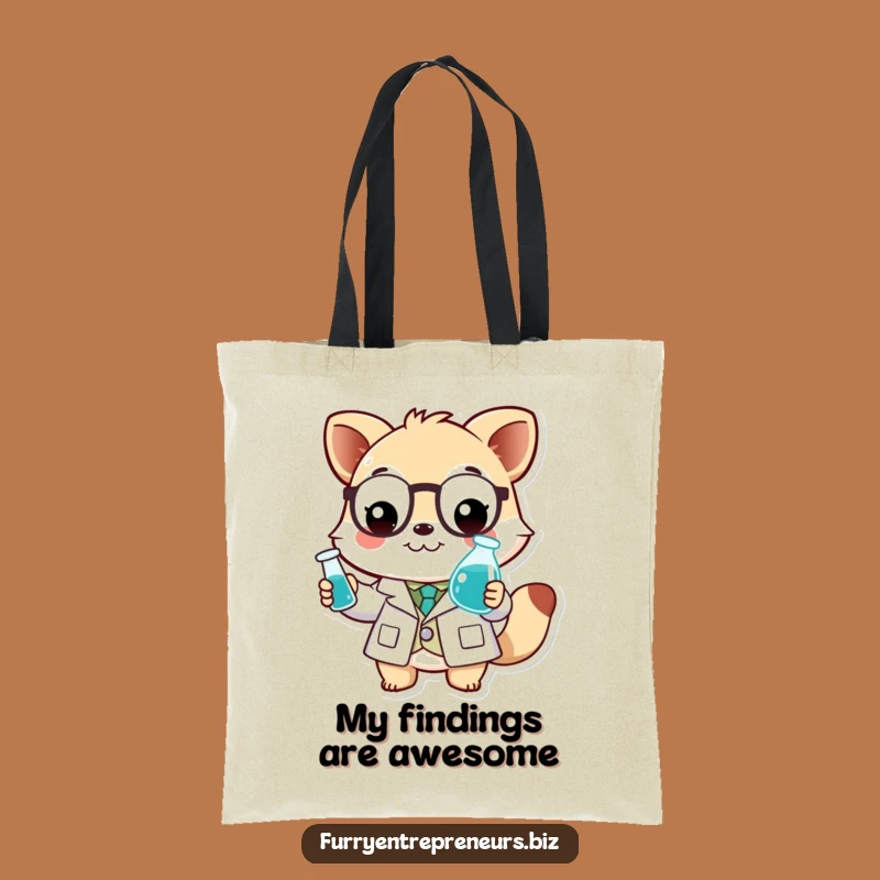 Funny Scientist Animal Tote Bag: Carry Your Ideas, Perfect Funny Gift!