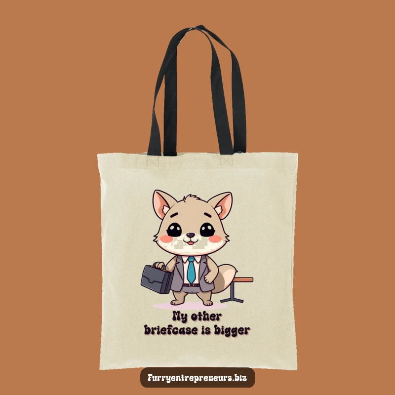 Funny Animal Business Meeting Tote Bag: Chic, hilarious tote for your work essentials, funny gift.
